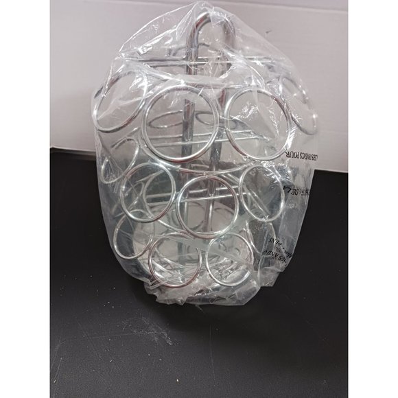Keurig 27 K Cup Coffee Pod Holder Carousel Storage Silver Chrome Metal Spinning - Picture 1 of 3